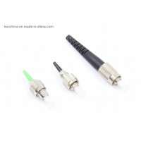 FC/PC Fiber Optic Connector with Black Smooth Boot in Shenzhen